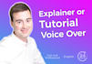 record the voiceover for your explainer or tutorial video