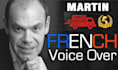record native french voice over in my top quality studio