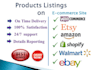 do products listing on etsy , woocommerce and shopify