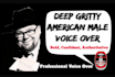 do deep american male authoritative voice over