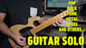 record an amazing  rock, metal or pop guitar solo for you