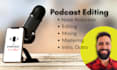 edit, mix, and master your podcast
