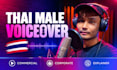 record a professional native thai male voice over