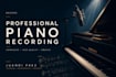 record a piano part for your song composition