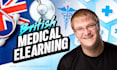 narrate medical elearning in british accent