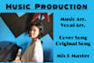 produce your song in italian chinese english, mix n master included