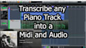 transcribe any piano audio track into midi