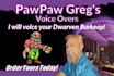 voice your american male dwarven character voice over