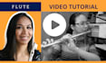 create a custom flute tutorial video for any song