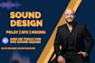 create professional sound design, foley, and sound effects for film or games