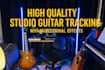 record professional electric, acoustic guitar track in any genre