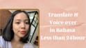 translate and do voice over