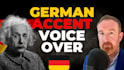 record a human male voice over in english with a german accent