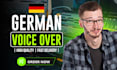 do a german male voice over, voiceover deutsch, youtube voice actor sprecher