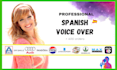 record a professional female spanish voiceover