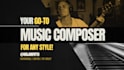 compose original custom music for videos, games, and media