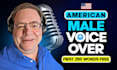 record a deep american male real human no ai voice over