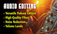 bring your audio to life, professional editing