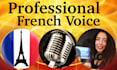 record the best french female voice over