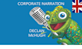 do your british corporate video narration voice over