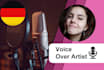 record a voice over in german for your project
