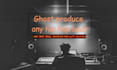 ghost produce any hip hop rap trap drill beat