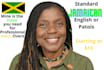 record a professional, clear and engaging jamaican voiceover for your project