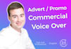 record commercial advert promo voiceover
