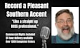 record a pleasant southern male voiceover