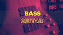 record electric bass guitar