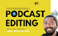 deliver podcast audio editing, mixing and cleaning