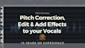 manually tune, pitch correct and align vocals