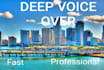 record your deep male voice over