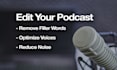 remove podcast filler words