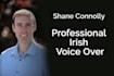 record a professional neutral male, irish voice over