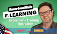 do an elearning voice over narration for educational video or tutorial
