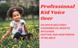 record a professional child voice over
