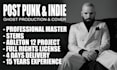 professionally create post punk, punk, indie rock track for you