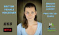 record a pro british female commercial voiceover