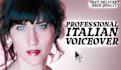 record professional italian female voice over