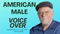record an  american male voiceover