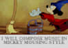 compose music in mickey mousing style