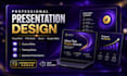 redesign powerpoint pitch deck, canva and google slides presentation