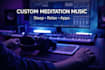 compose custom meditation music for sleep and relaxation