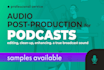 be your next level podcast editor to enhance your audio