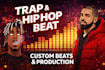 create a trap or hip hop beat according to your needs