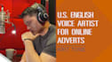 be your male US american voice artist for online ads voiceovers