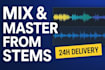 mix and master your song from stems release ready