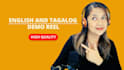 provide high quality english or tagalog voice over