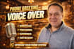 record a professional voicemail phone greeting
